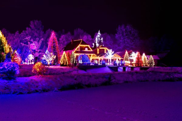 Christmas Lights Hanging in Arlington